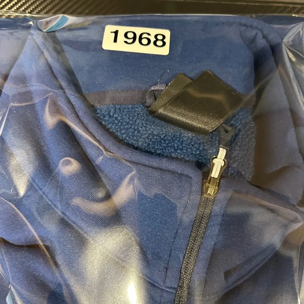 The North Face Summit Series 1/2 Zip Fleece Men XL Blue Pullover Jacket Gorpcore